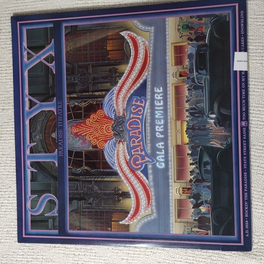 Styx Paradise Theatre Gala Premiere Record